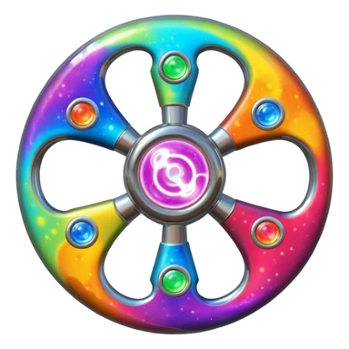 psychic triskelion fidget spinner planet orb galaxy lava lamp plasma ball plasma lamp light  sticker