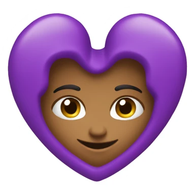 Create a heart in the colour 6186F7 sticker