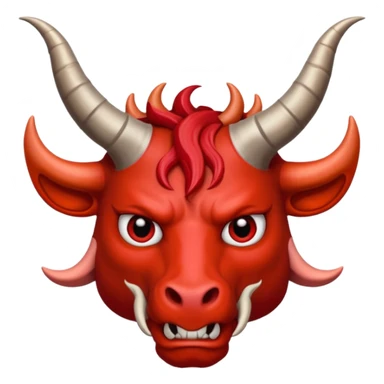 Piru con cuernos sticker