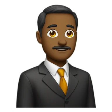 lawyer with question mark above head sticker