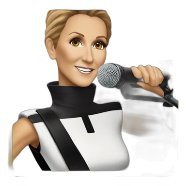 Céline Dion recording sticker