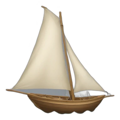Brun ténébreux qui fais de la voile  sticker