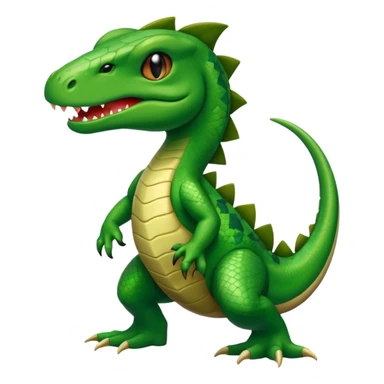 Grovyle-Sandile-fusion sticker