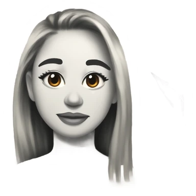 The tiktok trending hyperpigmentation emoji about the girl drawing her mom and its a very funny drawing sticker