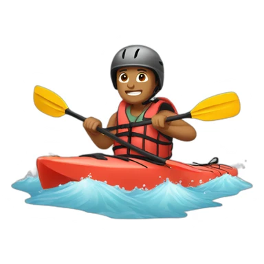 Kayaking sticker