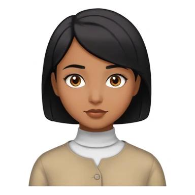 girl without hijab short hair sticker