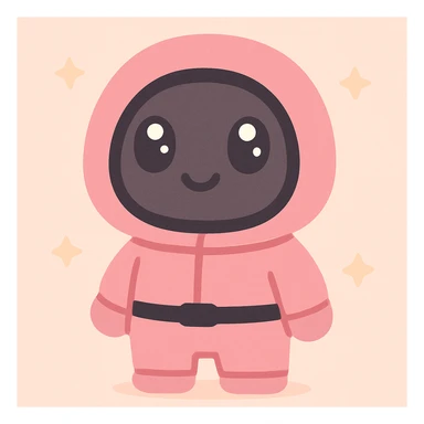 Squid Game, Pink Suit sticker