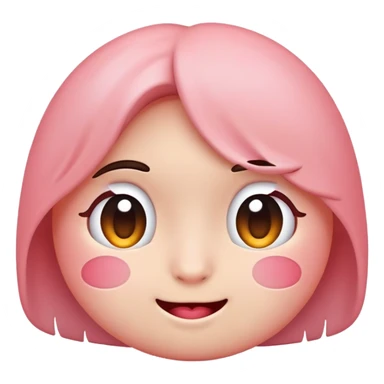 a emoji das blushes because he is shy  sticker