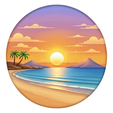 Wind, breeze, calm ,views, sunset, peace sticker