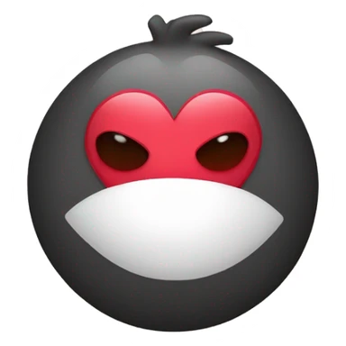 Una rata con un corazon sticker