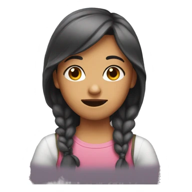 Awkward girl  sticker