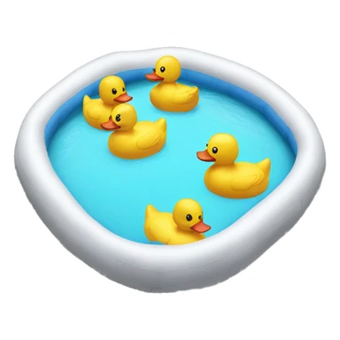 inflatable duck pool sticker