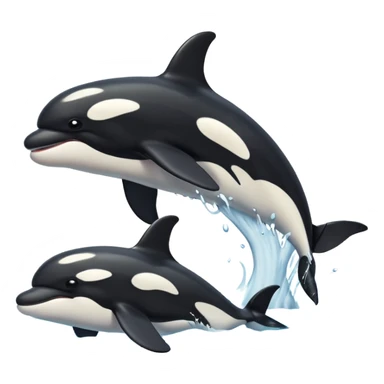 Killer Whales with a Christ sticker