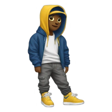 Streetwear clothing sticker