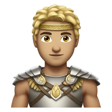 Warrior prince with white body sticker
