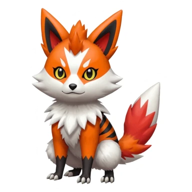 Trico Litten-Zangoose-fusion sticker