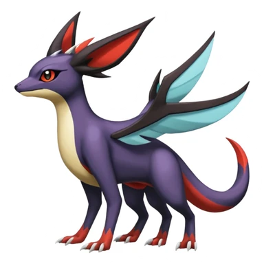  Nargacuga-Latias-Umbreon-Noivern-Pokémon-Fakémon-fusion (full body) sticker