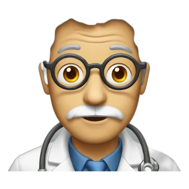 crazy scientist sticker