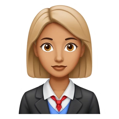 female teacher sticker