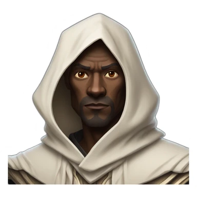 hyperrealist sith jedi in world of warcraft without facial hair sticker