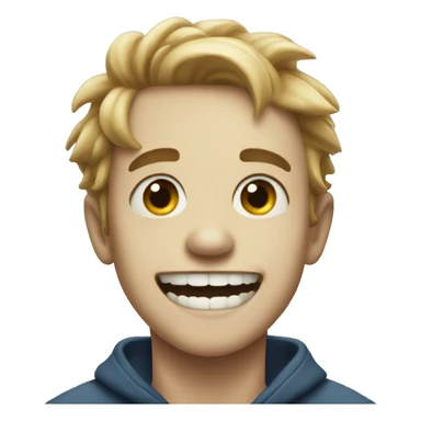 "fish boy smile fangs sticker