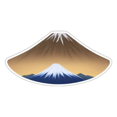 Mont fuji sticker