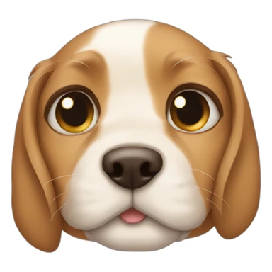 Puppy eye face sticker