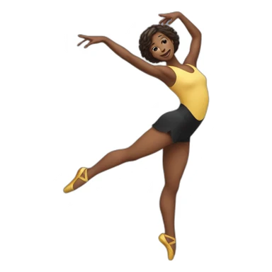 a contemporary dancer sticker