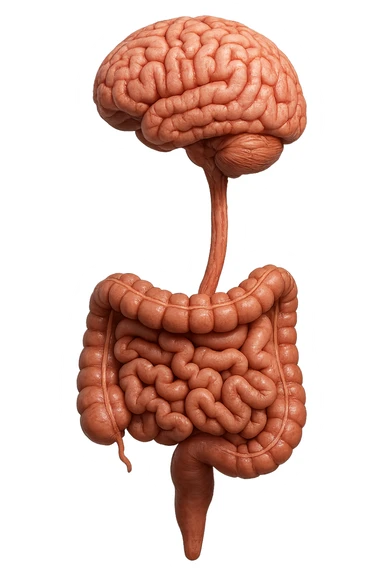 INTESTINO ANATOMICO UMANO UNITO VERTICALMENTE A CERVELLO
IPERREALISTICO 4K sticker