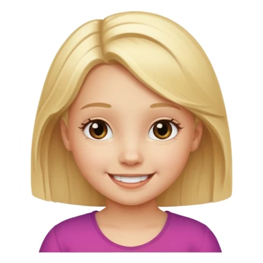 beautiful little girl sticker