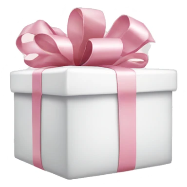 Light pink Christmas gifts under a white Christmas tree  sticker