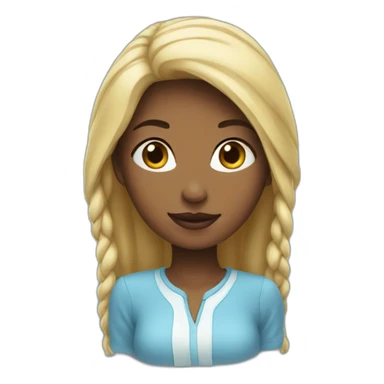 Blue secret nadia sticker