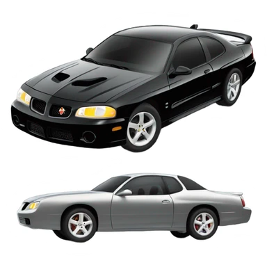 Pontiac GTO 2004 black sticker