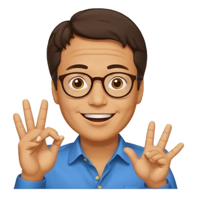 Gustavo Petro blowing a kiss emoji sticker