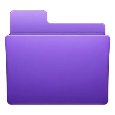purple empty folder sticker