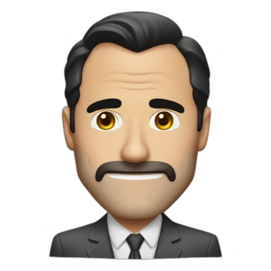 Jean Dujardin take a coffee sticker