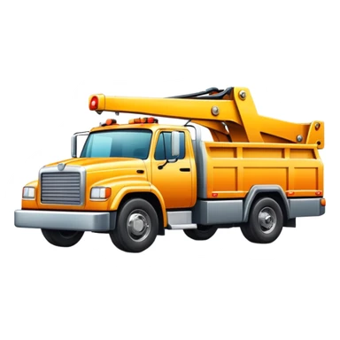 Flatbed tow truck  sticker