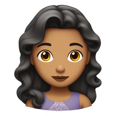 una niña enamorada sticker