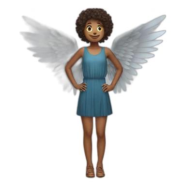 fan with three different wings sticker