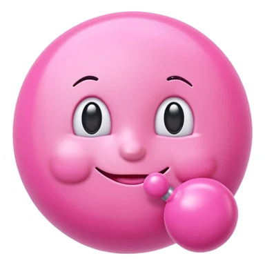 cute pink letter A emoji  sticker