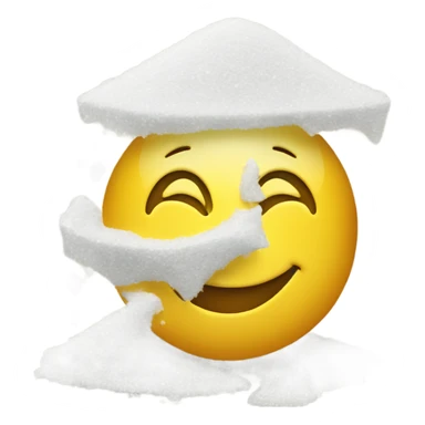 smiley face with salt sticker