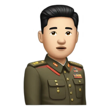 Kim Jon un sticker