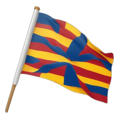 Catalan flag sticker