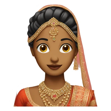 indian bride sticker