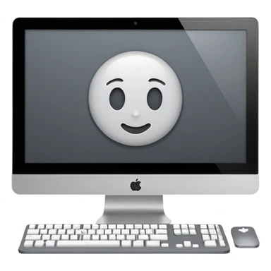desktop computer showing programming code, simple, clear, no text sticker