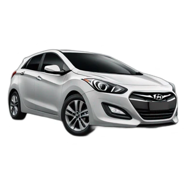 Hyundai i30 black 2013 sticker