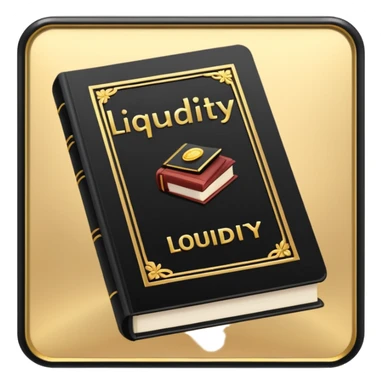 genera un libro que en la portada diga " liquidez" y la foto sea de trading sticker