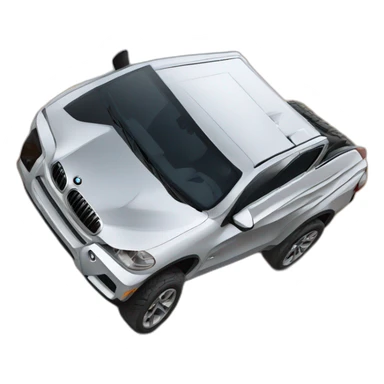 BMW x5 into pickup truck sticker