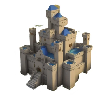 minecraft castle sticker