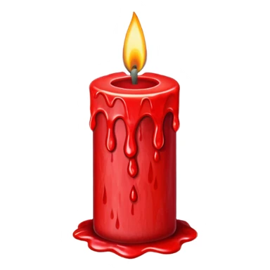 Blood-dripping candle wax  sticker